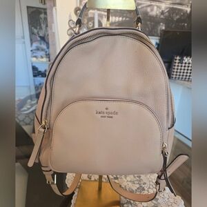 KATE SPADE Blush Pink Pebbled Leather Mini Backpack